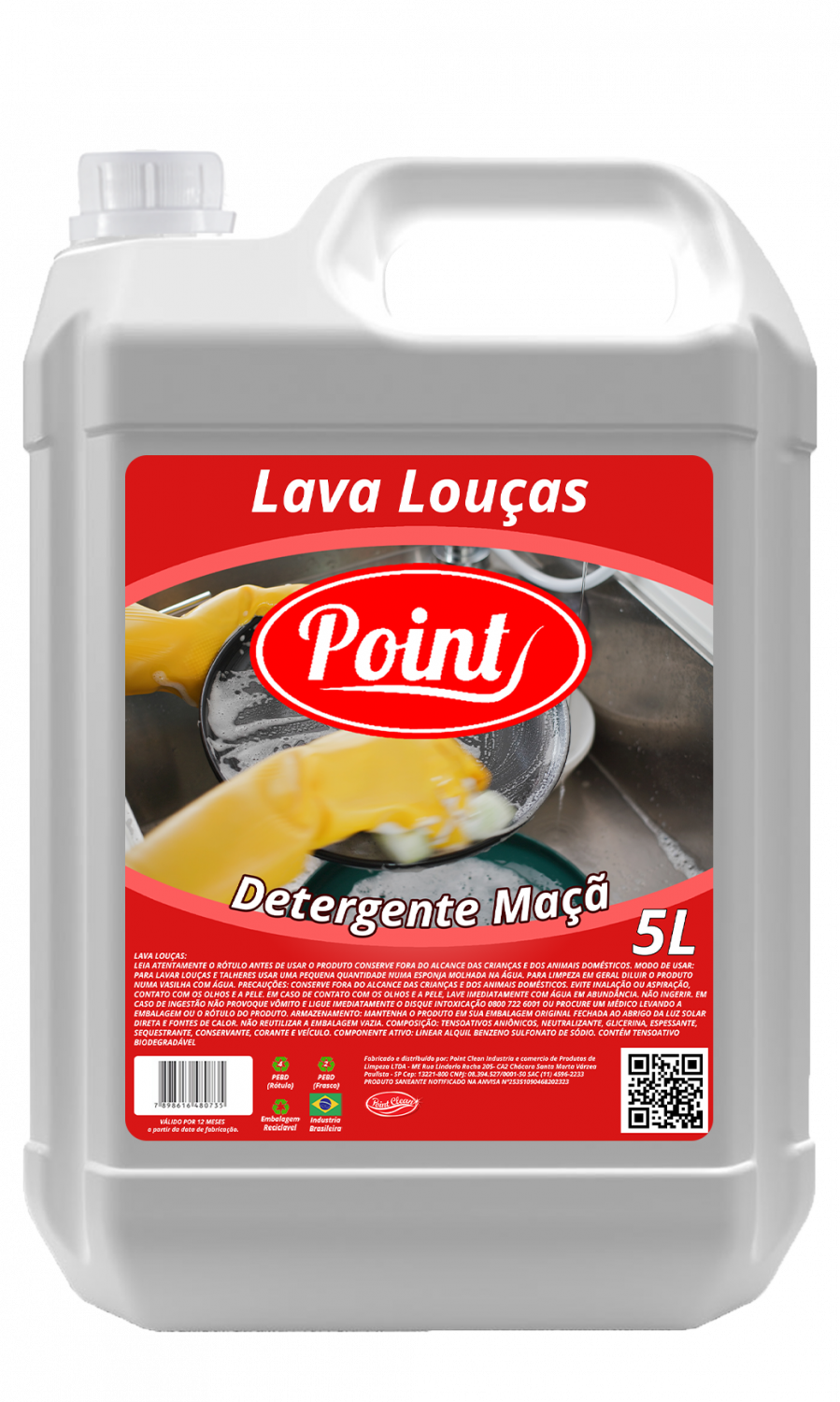 Detergente Maçã Point - 5 Litros